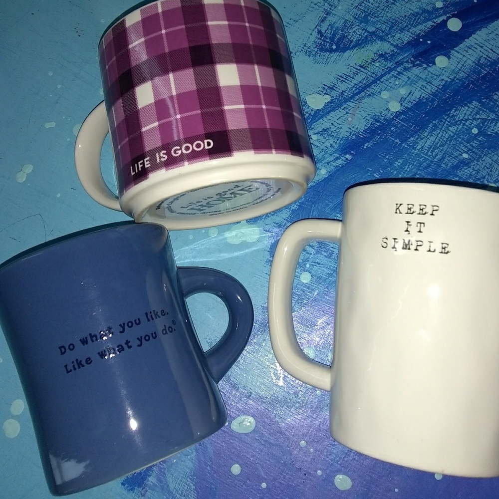 Life is Good mugs bundle